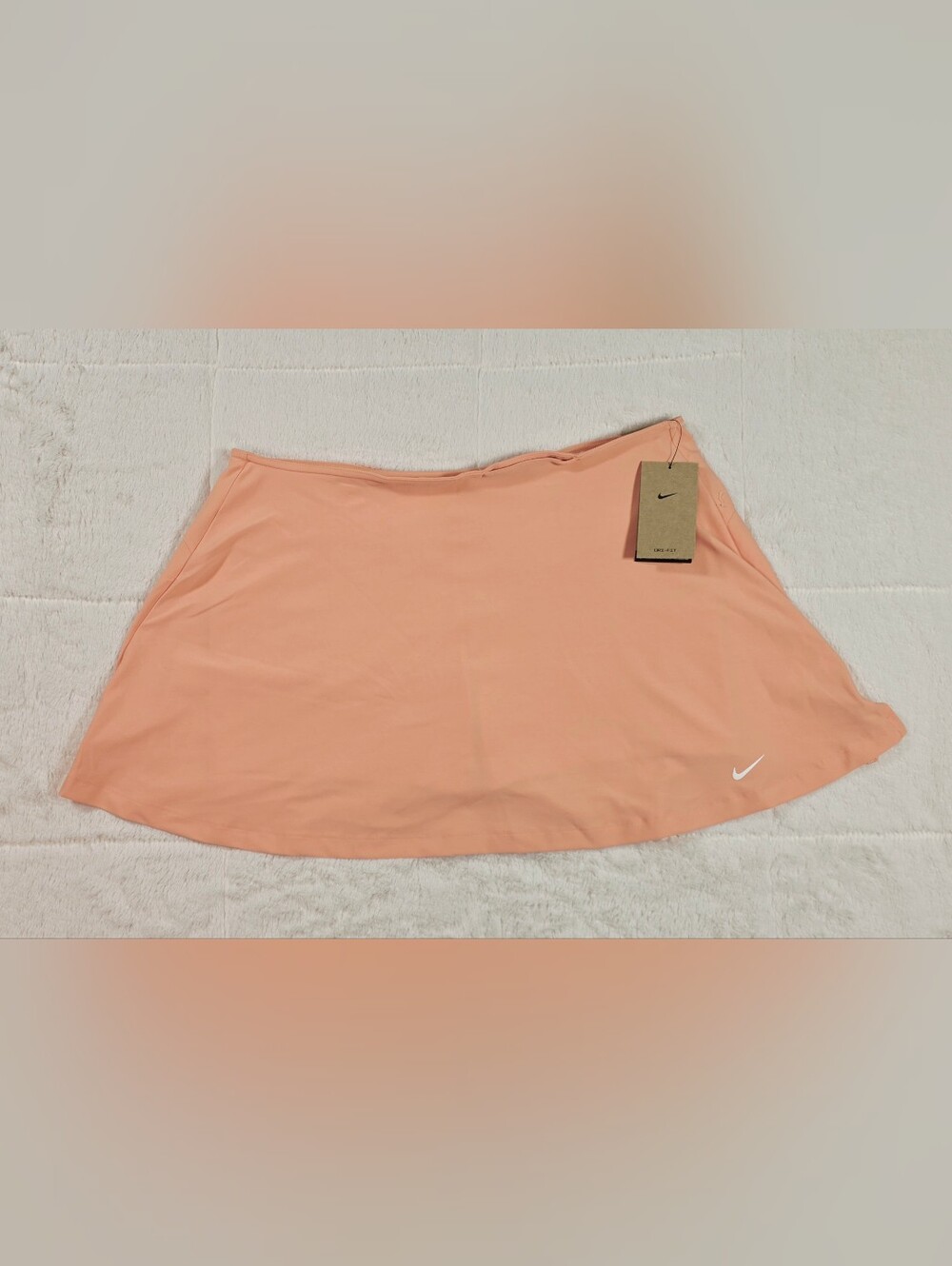Nike Peach Athletic Mini Skirt with White Swoosh(GLF-05,06)